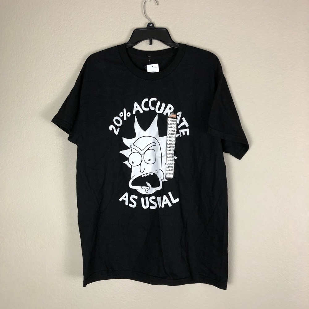 Rick And Morty Cartoon Network Shirt Size Large